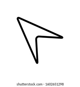 poniter arrow icon design vector template