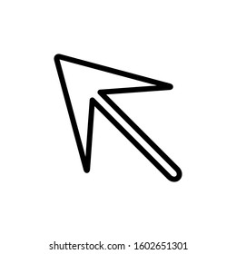 poniter arrow icon design vector template