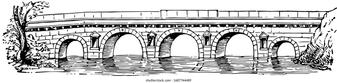 Рисунки мост 4. Каменный мост вектор. Нарисовать мост аркой. Трафарет мост через речку. Элементы каменного моста.