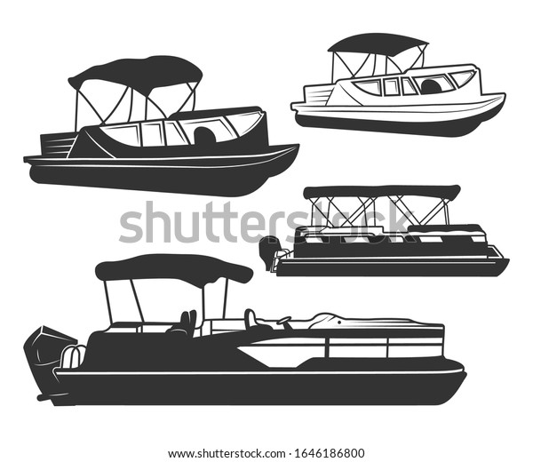 Pontoon Boat Vector Bundle\
Symbol