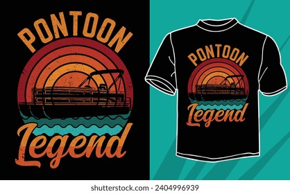 Pontonlegende T-Shirt-Design