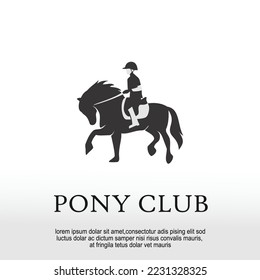 Pony equestrian logo design idea