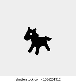 Pony Icon. Vector Pony Icon. Horse Icon