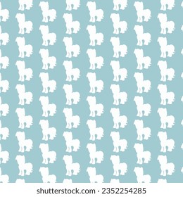 Pony pattern for background, wrapping paper, backdrop, fabric, etc.