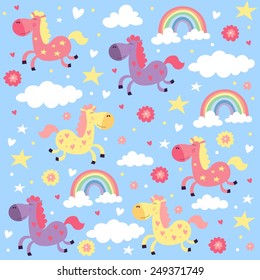 pony Rainbow love pattern 