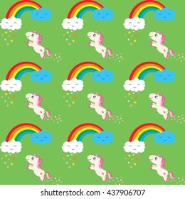 Pony Rainbow Pattern