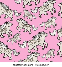 pony seamless pattern