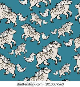 pony seamless pattern