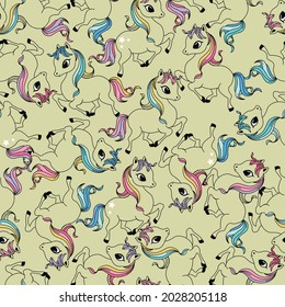 PONYPATTERN FÜR ZEHN KINDER UND DDDLER-MÄDCHEN