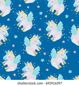 Pony Vector Pattern, Unicorn Seamless, Unicorn Vector