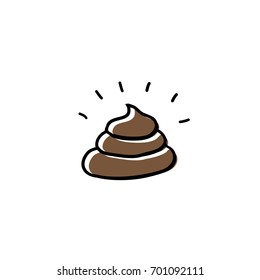 poo doodle icon