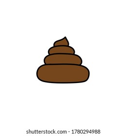 Poo-Doodle-Symbol, Vektorgrafik