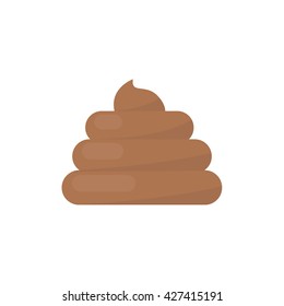 poo icon. vector illustration