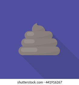 poo icon. vector illustration