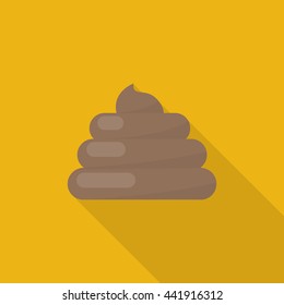 poo icon. vector illustration
