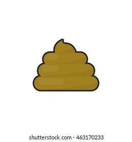 poo icon. vector illustration