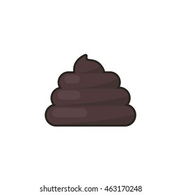 poo icon. vector illustration