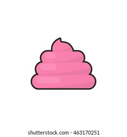 poo icon. vector illustration