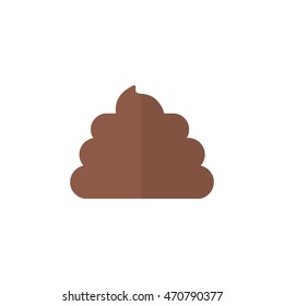 poo icon. vector illustration