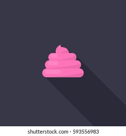 poo icon. vector illustration