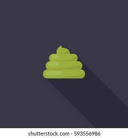 poo icon. vector illustration