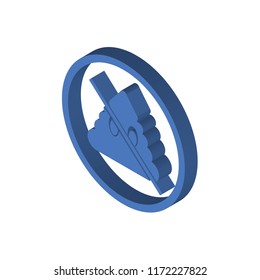 Poo isometric left top view 3D icon