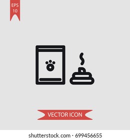 Poo vector icon illustration symbol