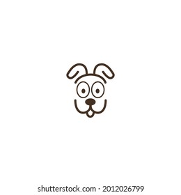 poochy dog ​​logo vector suitable for animal pet companies