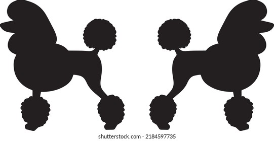 Poodle 1 Dog Vector File