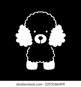 Poodle | Black and White Vector illustration