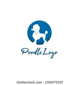 Poodle Dog Animal Logo Design