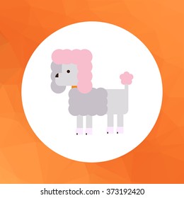 Poodle dog icon