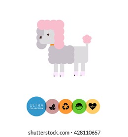 Poodle dog icon