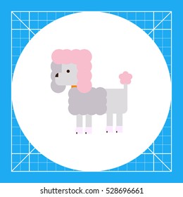 Poodle dog icon
