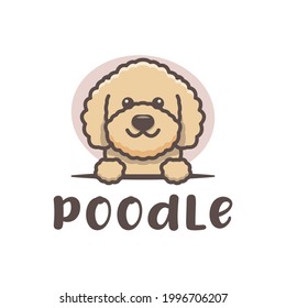 poodle dog logo design. suitable for your brand company.