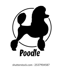 Poodle. dog silhouette,  dog, dog breeds, logo, vector, silhouette, logo design, animal, illustration, icon, sign, design, black,  symbol, pet