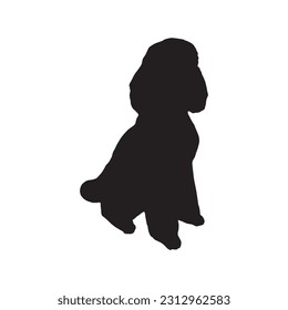 Pooddog silhouette Vektorgrafik