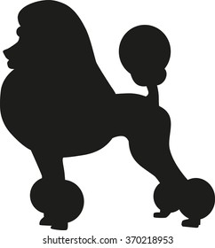 Poodle silhouette