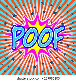 poof comic speech bubble