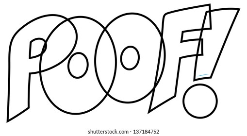 Poof Comic Vector