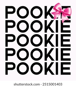 pookie t shirt illustration. cute t shirt design 