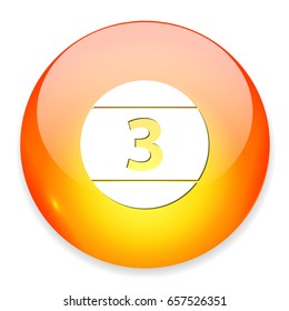 pool 3 ball icon