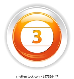 pool 3 ball icon