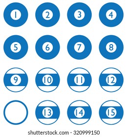 Pool Ball, Billiard Or Snooker Balls