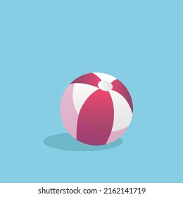 pool ball flat vector isometric design