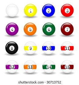 Pool balls