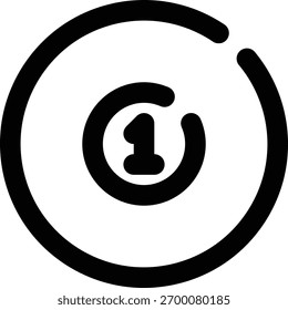 Pool, Billiard, Ball Outline Icon