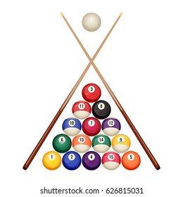 334 Billiard Balls Arranged Triangle Images, Stock Photos & Vectors ...