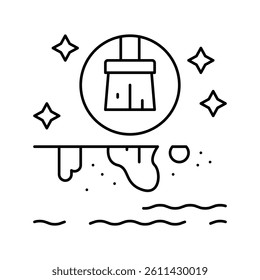 pool cleaning services line icon vector. pool cleaning services sign. isolated contour symbol black illustration