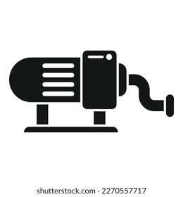 Pool engine pump icon simple vector. Water cleaning. Sea equipment